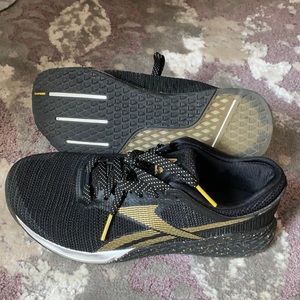 Reebok Nano 9 Black/Gold color way - men’s size 9